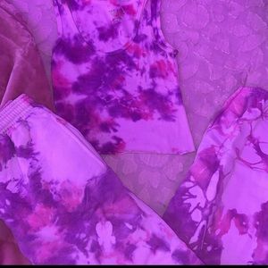 Two piece tie dye set